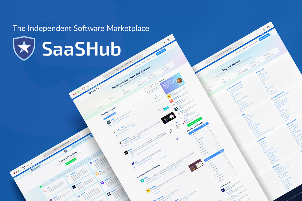 SaaSHub The Independent Software Marketplace